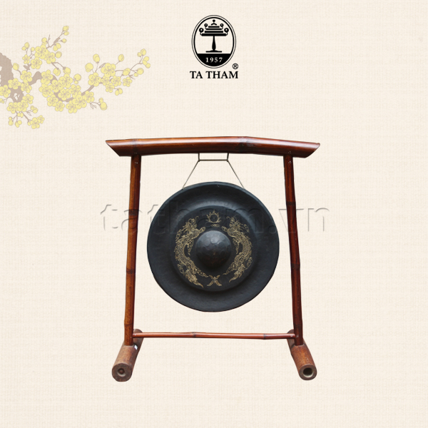 Cồng chạm rồng + giá tre