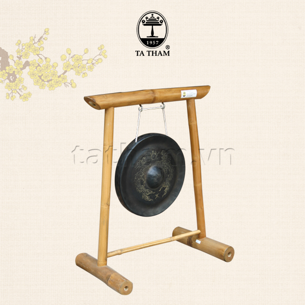 Cồng chạm rồng + giá tre